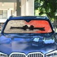 thumbnail image 4 of Yayeee Car Windshield Sun Shade Universal Fit Front Visor Protector, Illusionary Boat, 4 of 8