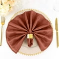 thumbnail image 5 of Balsa Circle 50 Pieces 20" Terracotta Polyester Napkins Wedding Kitchen, 5 of 8