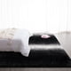 thumbnail image 5 of Alfombra TWINNIS, 122 x 180 cm, suave y esponjosa, antideslizante, negra y blanca, 5 of 9