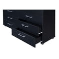 thumbnail image 4 of Hodedah 8-Drawer Dresser in Black, 4 of 7