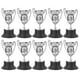 thumbnail image 5 of FELTECHELECTR Trofeo de 10 piezas con base negra para juegos de competición, premio, trofeo decorativo, trofeo de plástico., 5 of 6