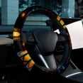 thumbnail image 6 of Ramadan Lantern 14.5 Inch Printing PVC Leather Auto Accessories Steering Wheel Covers, Car Wheel Cover, Car Wheel Covers, 6 of 6