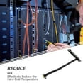 thumbnail image 3 of unbranded 1Pcs Black Rectangular PCI E 1x to 16x Riser Cable for Graphic Card and Sound Card with Shielding Technology, 3 of 8