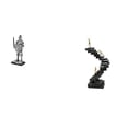 thumbnail image 1 of Figura de escritorio,Estatua de caballero,arte,artesanía,coleccionable,escritorio,oficina,Estatua de escalera,Estatua de escalera con libros para escalar,decoración artística,Escultura de, 1 of 8