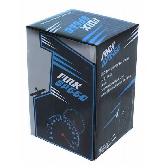 Max Speed LED Car Speedometer Wrist Watch