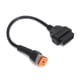 thumbnail image 1 of Adaptador de cable de diagnóstico OBD2 de 6 pines Detección de fallas profesional para motocicleta Plug and Play, 1 of 5