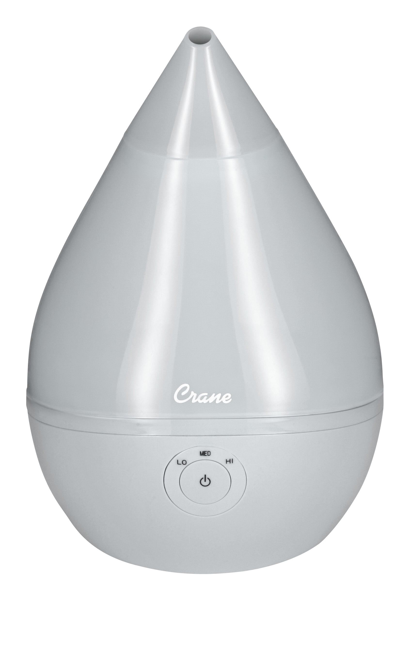 Crane Droplet Ultrasonic Cool Mist Humidifier - Gray