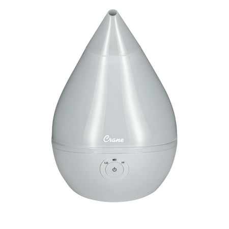 Droplet Ultrasonic Cool Mist Humidifier - Grey