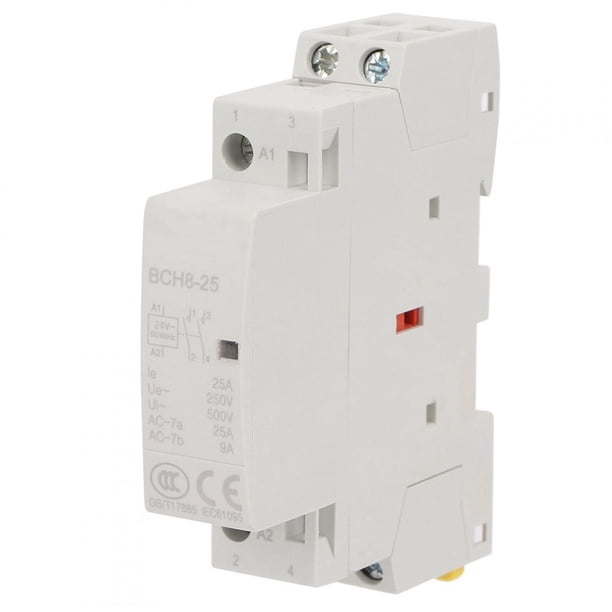Contactor A, 2P 25A 24V 1NO P Contactor Contactor de CA Diseñado por expertos Jadeshay A