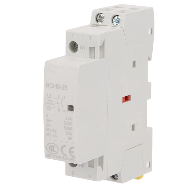 Contactor A, 2P 25A 24V 1NO P Contactor Contactor de CA Diseñado por expertos Jadeshay A