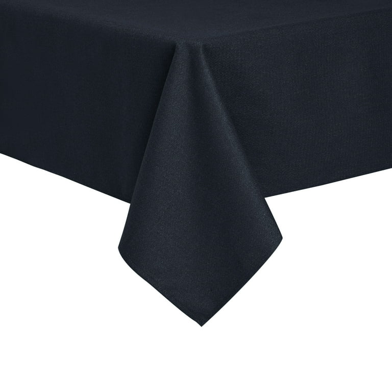 6 Pcs Movie Night Tablecloths - 54x108 Inch Black Plastic Party Table Covers