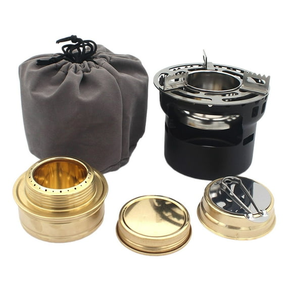 Estufa de Alcohol Strade Fareast Limited para camping negro