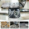 thumbnail image 6 of Yayeee Ashtray with Lid for Cigarette Smokeless Stainless Steel Home Ash Holder, Astronaut with Beer, 6 of 7