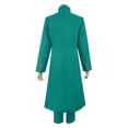 thumbnail image 4 of Men's Green Anime Style School Uniform Outfit Japanese Student Battle Suit Set, 4 of 6
