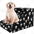 thumbnail image 1 of Dog Stairs for Small Dogs 3-Step Doggy Ladder for Couch High Bed Removable Pet Steps Machine Washable Pet Stairs for Dogs Cats, 1 of 6