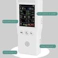 thumbnail image 4 of 9 in 1 Air Quality Detector LCD Display PM2.5 PM10 HCHO TVOC CO CO2 Temperature Humidity Air Quality Monitor Black js, 4 of 5