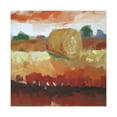 thumbnail image 4 of "Hay Bales in Moonlight" - Canvas, 4 of 25