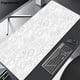 thumbnail image 2 of Alfombrilla de ratón para juegos en blanco y negro, alfombrilla de ratón grande XXL 900x400, Alfombra de ratón artística, alfombrilla de escritorio extendida LIUWENJING unisex, 2 of 2