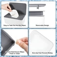 thumbnail image 4 of BPPEG Baby Wipes Dispenser,Wipe Holder with 2 Pcs Portable Travel Wipes Pouch,Refillable Diaper Wipes Container with Lids And Sealing Design(Grey), 4 of 7