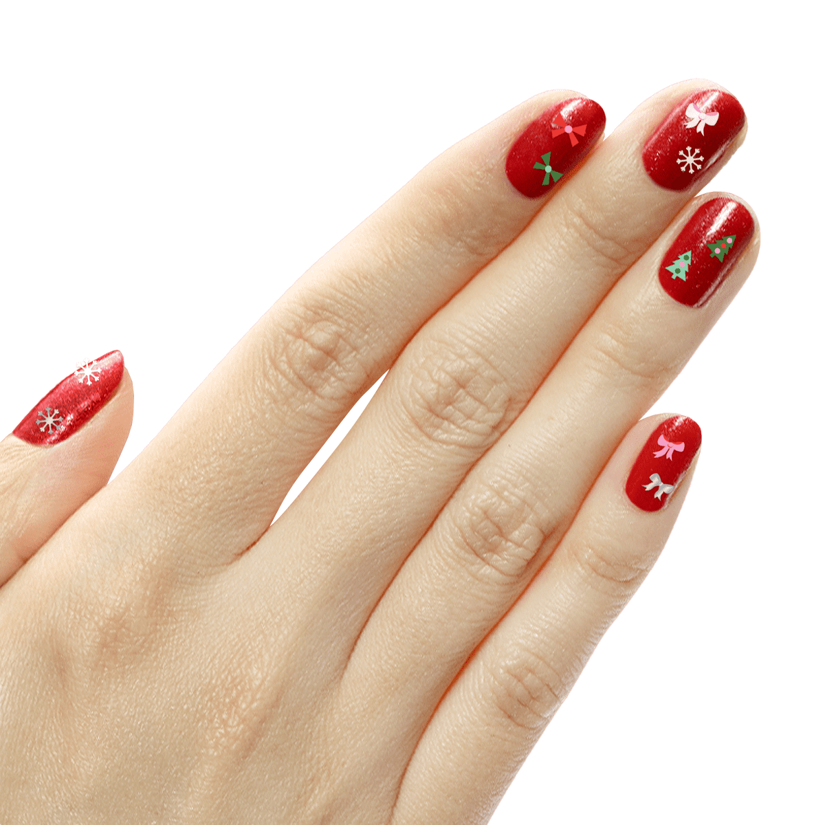 Olive & June Holly Jolly Mini Mani Set
