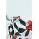 thumbnail image 4 of ABPHQTO Camisa De Mujer De Manga Corta Con Volantes Y Botones Con Estampado Floral Blanco, 4 of 5