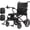 2 Batteries, variant on 25.5lbs Carbon Fiber Electric Wheelchair for Adults, Lightweight Foldable Power Wheelchair with Dual Batteries, Portable Motorized Travel Wheelchairs, Airline Approved, Black