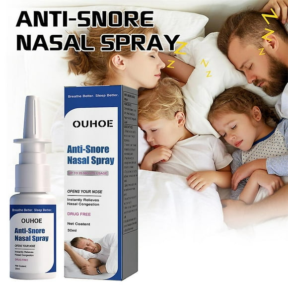 2pcs Snoring Nasal Spray Snore Stopper Drop Relief Remedy Anti Snoring Nose Breathing