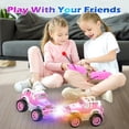 thumbnail image 3 of Auto Control Remoto Qizebaby Jeep Rosa LED Todoterreno, 3 of 6