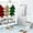 Christmas-17, variant on 4 Piece Shower Curtain Sets with 12 Hooks, Christmas Three Family Snowmen with Non-Slip Rugs, Toilet Lid Cover and Bath Mat for Bathroom Decor Set, 72" x 72"