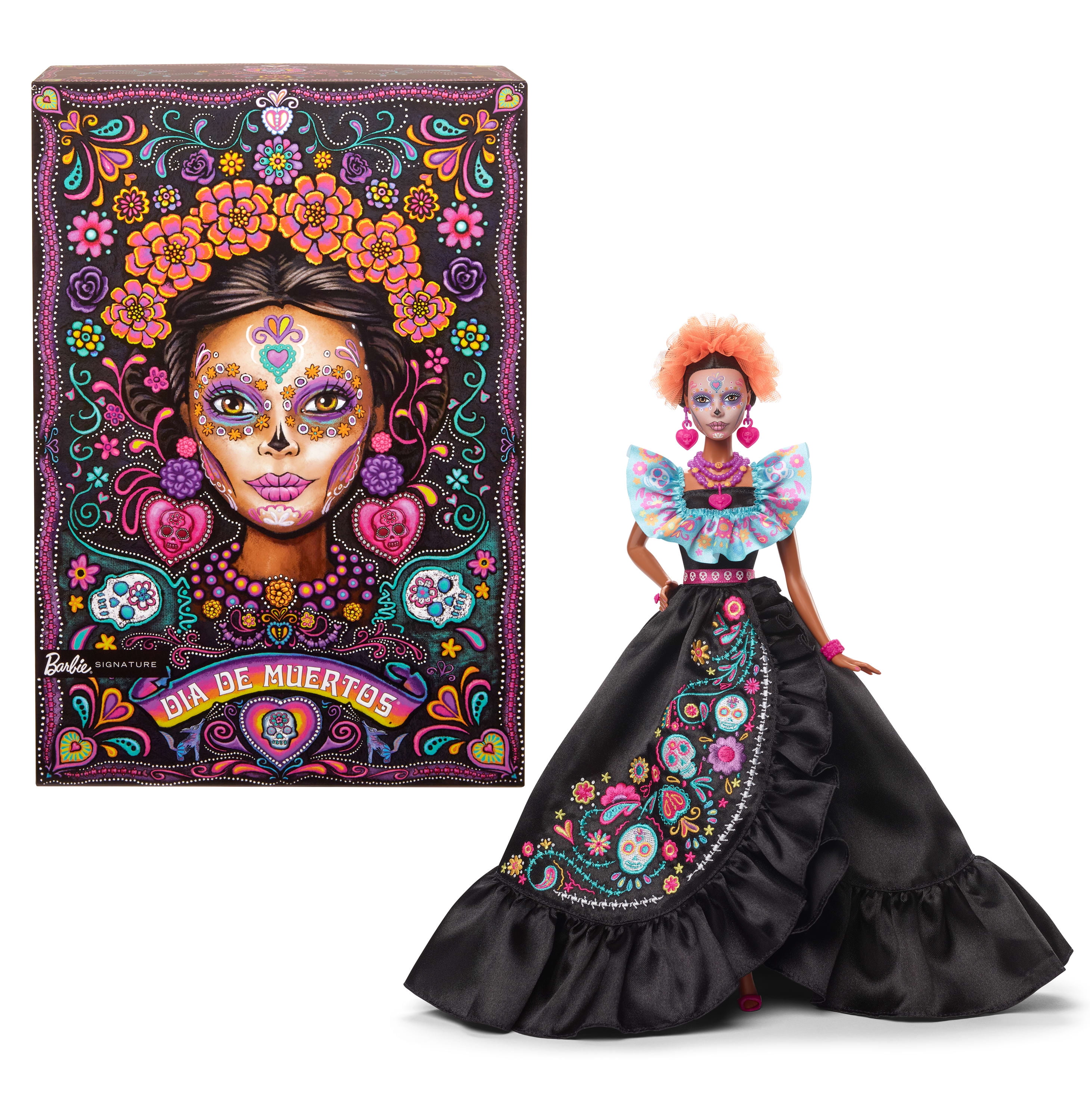 2022 Barbie Día De Muertos Doll 死者の日 Amazon.com: Barbie Signature Doll, 2022 Dia De Muertos Collectible