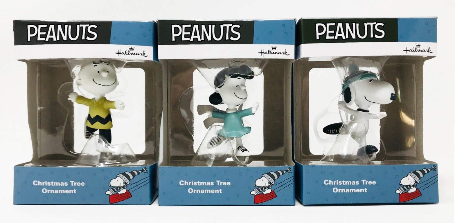 Hallmark Ornament Snoopy on Ice Skate Peanuts Gang 