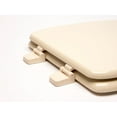 thumbnail image 4 of 1Q1R9-01 Styled for Eljer New Emblem Square Front Design Toilet Seat with Vari-Adjust Lok-Down Heavy Duty Hinge, Round, Bone, 4 of 12