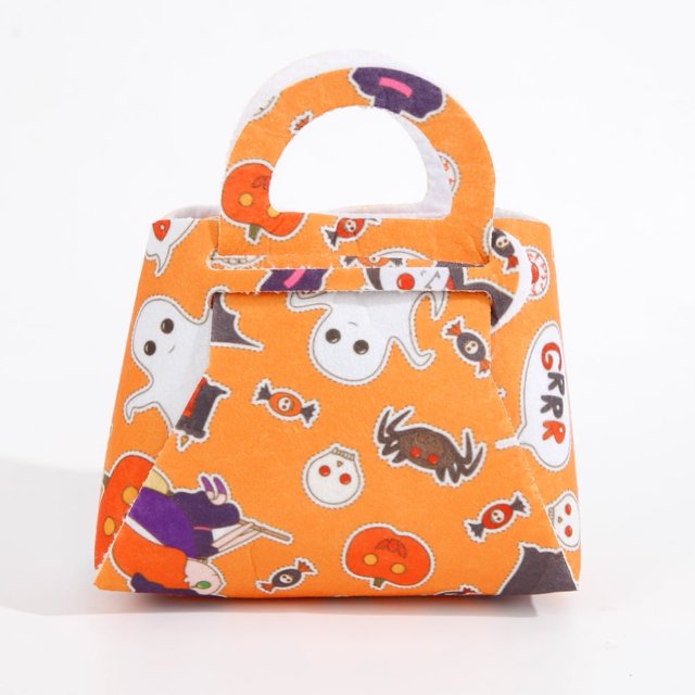 3 piezas de bolsas de mano de Halloween Bolsas de Halloween a granel Bolsas de regalo Bolsas de golosinas con asas Bolsas multifuncionales de Halloween