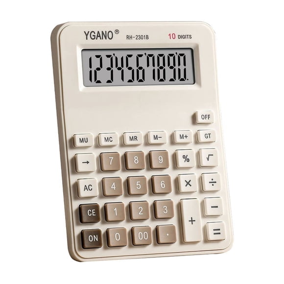 Calculator for Elementary School Mathematics Textbook Synchronous 10 Digit Display Portable Desktop Silent Battery Model