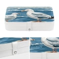 thumbnail image 4 of Seagull PU Leather Jewelry Organizer with Removable Compartment, Portable Decorative Box, Storage Box, and Earring Organizer, 4 of 6