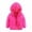 Hot Pink, variant on Kids Winter down Coat with Hood Lightweight Zip up Warm Solid Color Puffer Jacket for Boy Girl 3-16 Years