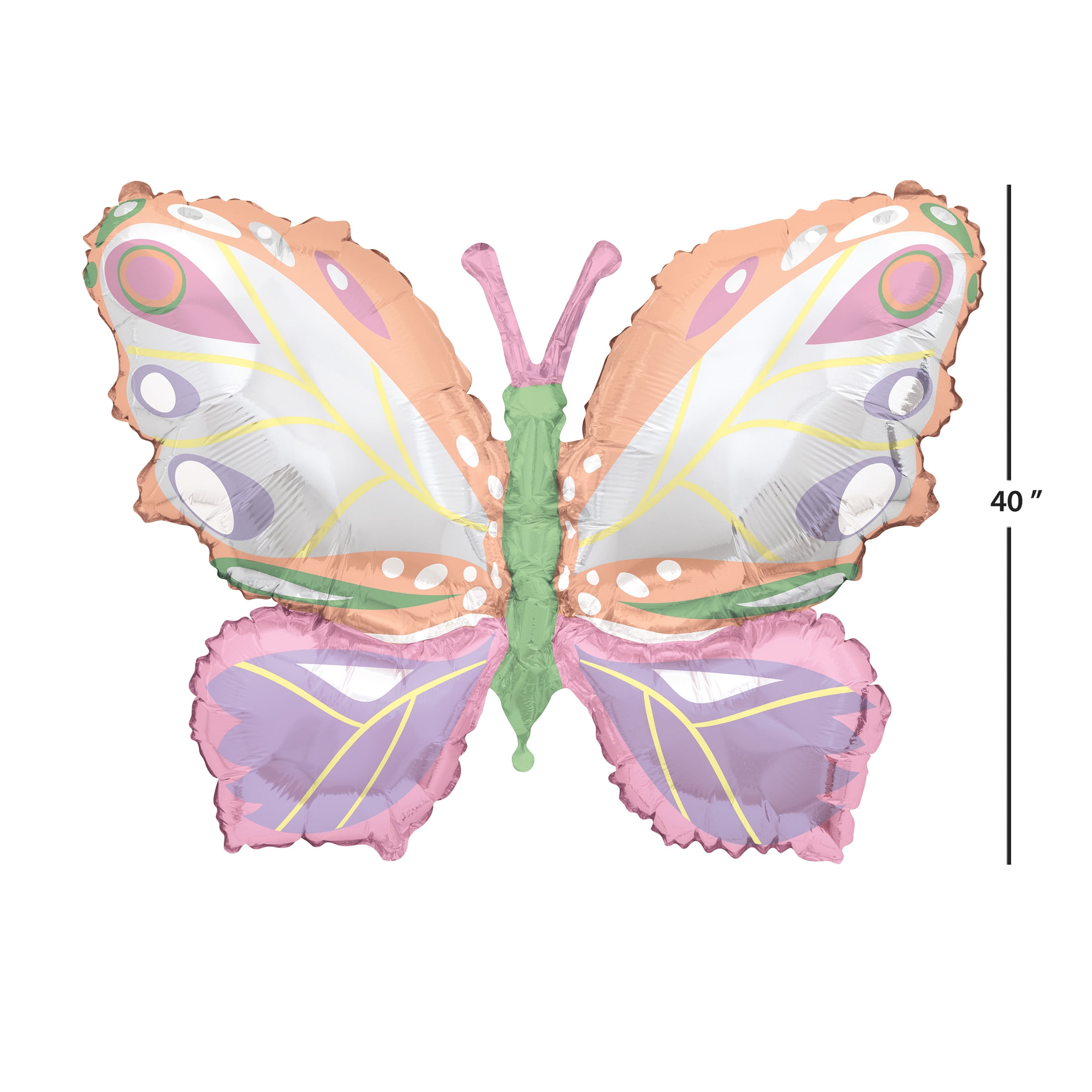 Multicolor Butterfly Balloon Arch Kit, 124 Pieces, by Way To Celebrate