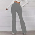 thumbnail image 5 of hoksml Flare Yoga Pants for Women - Soft High Waist Leggings Pants Workout Lounge Bell Bottom Jazz Dress Pants for Women on Clearance, 5 of 10