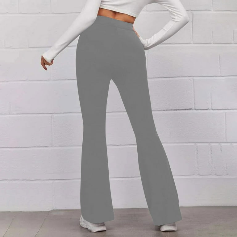 Gray bootcut shop yoga pants