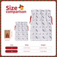 thumbnail image 3 of Xecao Lavender Flowers Print Burlap Gift Bags with Drawstring and Gift Tags, Gift Bags, Burlap Bags, Jute Bags for Party, Christmas, DIY Craft Bags-Medium, 3 of 9