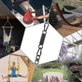 thumbnail image 3 of Fjäder för Hängstol, med 2 Karbinhakar & 360° Vridkrok, Lastkapacitet 250 kg för Hängstol, Hängmatta, Yoga, Etc, 3 of 5