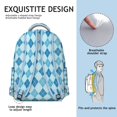 thumbnail image 5 of Organized Geometric Shapes Texture Backpack - Never Lose a Pen Again, Designed with Students and Professionals in Mind, Practical and Stylish Gift, 5 of 6
