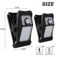thumbnail image 7 of Solar Outdoor Lights, 118 LEDs Motion Sensor Solar Safety Light with 3 Modes, Clip-on Solar Lights Outdoor Waterproof, Solar Flood Light with USB & Remote for Outside Yard Patio Fence Porch, 7 of 7