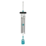 Woodstock Turquoise Throat Chakra 17.5-Inch Wind Chime