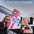 thumbnail image 6 of ExoGuard for Samsung Galaxy S25 Ultra Case, Adjustable Metal Kickstand, Soft Skin-Friendly Silicone Cover, Anti-Scratch Microfiber Lining - Hot Pink, 6 of 7
