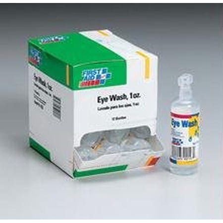 First Aid Only Personal Eye Wash Bottle,1 oz.,PK12 H703