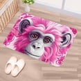 thumbnail image 5 of Monkey Non-Slip Machine Washable Polyester Floor Carpet Office Rug Chair Mats, 5 of 6