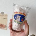 thumbnail image 1 of Taza de café de cristal Korea Wind, taza de café con leche americana, taza de extracción en frío, 1 of 6