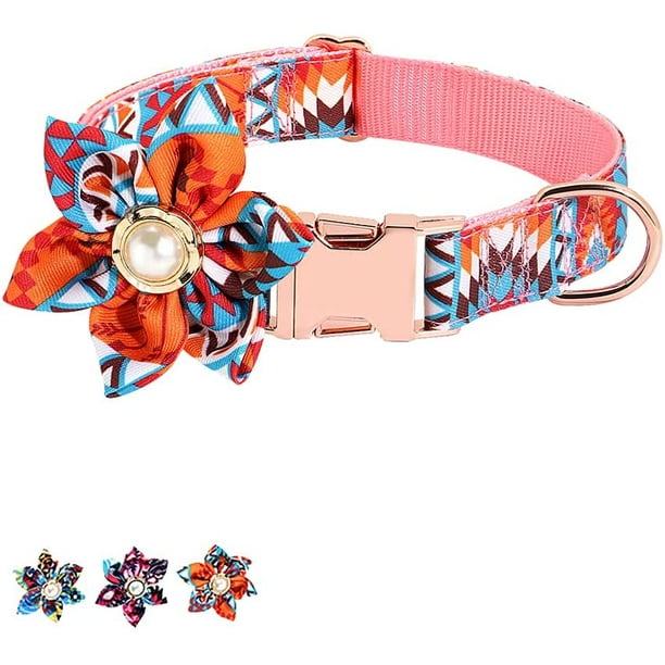 Detachable flower for dog collar sale