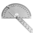 thumbnail image 2 of 145mm Stainless Steel 180 Protractor Angle Meter Measuring Ruler Rotary Mechanic Tool Ruler Protractor ,Easy to Use, 2 of 7